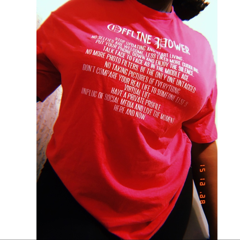 Pink Social Message Tshirt💗